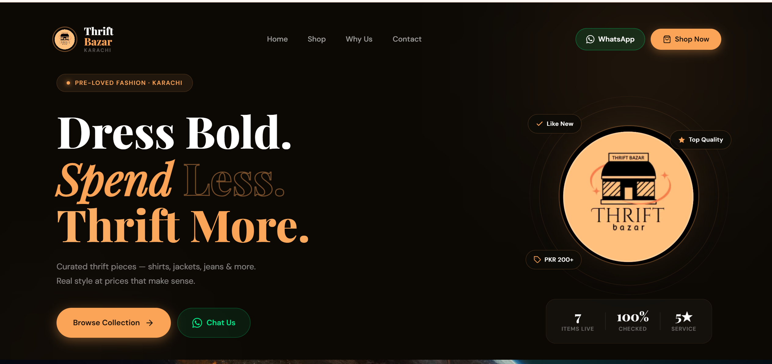 Thrift Bazar - E-Commerce Thrift Store Platform